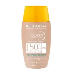BIODERMA Photoderm nude touch SPF50+ flacon 40ml teinte dorée