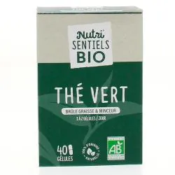 NUTRI'SENTIELS BIO Thé Vert 40 gélules