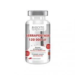 BIOCYTE Longevity Articulations - Serrapeptase 120 000 UI 60 gélules