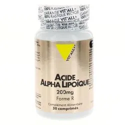 VIT'ALL+ Acide Alpha Lipoïque 200mg 30 comprimés