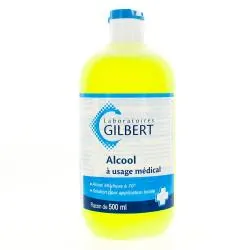 GILBERT Alcool à usage médical 70° 500ml