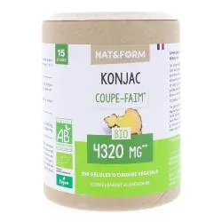 NAT & FORM Ecoresponsable - Konjac bio 200 gélules