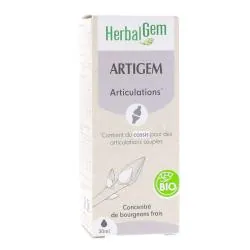 HERBALGEM Concentré de bourgeons frais - Artigem Articulations Bio 30ml