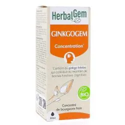 HERBALGEM Concentré de bourgeons frais - Ginkgogem concentration bio 30ml