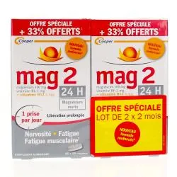 MAG 2 24h Magnésium Marins + B6 + B12 lot de 2