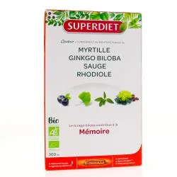 SUPERDIET Quatuor Mémoire 20 ampoules de 15ml