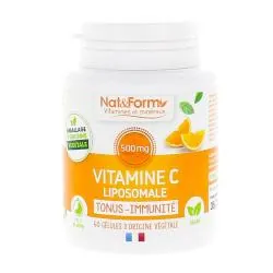 NAT & FORM Vitamines et minéraux - Vitamine C Liposomale 60 gélules