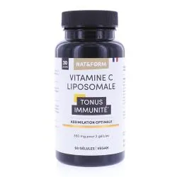 NAT & FORM Vitamines et minéraux - Vitamine C Liposomale 60 gélules