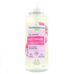 NATESSANCE Gel douche délicat à la Rose Trémière 1L
