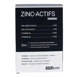 SYNACTIFS Zinc.Actifs 60 gélules