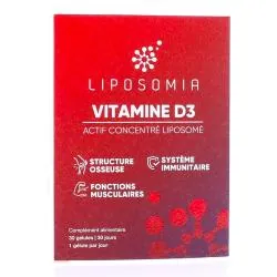 LIPOSOMIA Vitamine D3 30 gélules