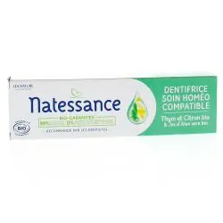 NATESSANCE Dentifrice soin homéo compatible tube 75ml
