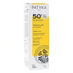 PATYKA Crème solaire visage SPF50+ tube 40ml