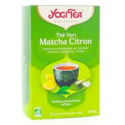 YOGI TEA Thé Vert Matcha Citron 17 sachets