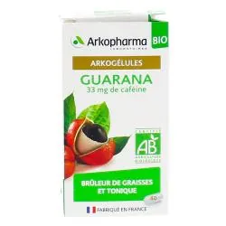 ARKOPHARMA Arkogélules - Guarana Bio 40 gélules