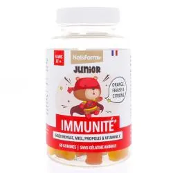NAT & FORM Junior+ Immunité gommes ours x60