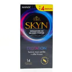 MANIX SKYN Préservatifs Excitation x10 + 4 gratuits