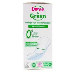 LOVE&GREEN Protège slip Hypoallergéniques nuit larges x28
