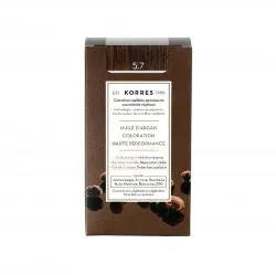 KORRES Coloration Permanente - Huile d'argan coloration haute performance Chocolate 5.7