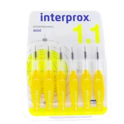 INTERPROX Brossettes interdentaires interproximal mini 1.1 mm