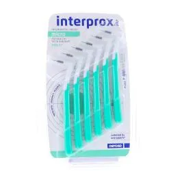 INTERPROX Brossettes interdentaires Plus micro 0.9 à 1.1 mm (ancienne gamme 0.9-1.0, nouvelle gamme 1.1)