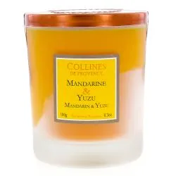 COLLINES DE PROVENCE Bougie parfumée mandarine yuzu 180g