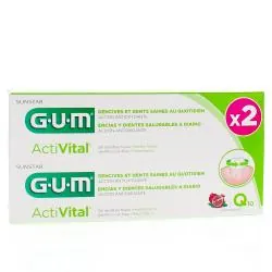 GUM Activital dentifrice Q10 x2