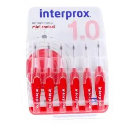 INTERPROX Brossettes interdentaires Conical mini conical 1.0mm