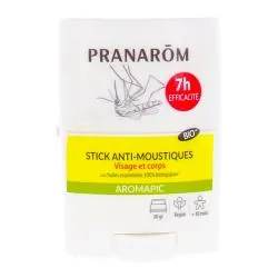 PRANAROM Aromapic - Stick anti-moustiques visage et corps Bio 20g