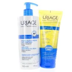 URIAGE Xemose Baume Oléo-Apaisant Anti-Grattage 500 ml + Huile lavante apaisante 200ml