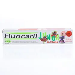 FLUOCARIL Dentifrice junior 6-12 ans goût fruits rouges 1 unité