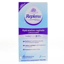 REPLENS Gel hydratation vaginale longue durée boîte de 8 unidoses