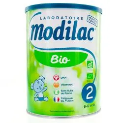 MODILAC 2ème âge Bio 6-12 mois pot 800g