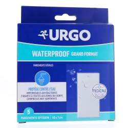 URGO Waterproof Grand format X5 pansements