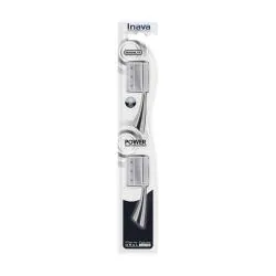 INAVA Hybrid Timer Recharge de brosse à dents électrique x2 noir