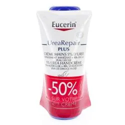 EUCERIN UreaRepair - Crème mains 5% d'urée Lot de 2x75ml