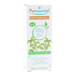 PURESSENTIEL Huile essentielle basilic bio 5ml