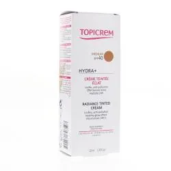 TOPICREM Hydra+ Crème teintée éclat médium SPF40 tube 40ml