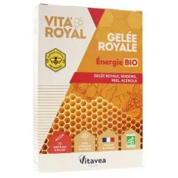 VITAVEA Vita'Royal Gelée Royale Energie Bio 10 ampoules