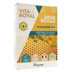 VITAVEA Vita'Royal Gelée Royale Immunité BIO 10 ampoules