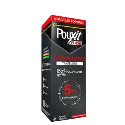 POUXIT Flash Traitement anti-poux et lentes Flacon spray 150ml