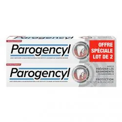 PAROGENCYL Dentifrice protection gencives & blancheur lot de 2*75ml