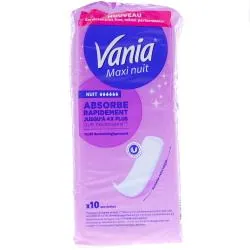 VANIA Maxi Serviette spécial nuit x10