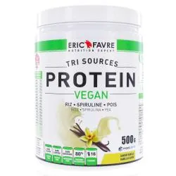 ERIC FAVRE Tri Sources - Protéine végan saveur vanille 500gr