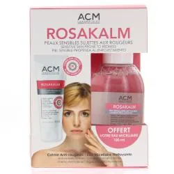 ACM Rosakalm Crème anti-rougeurs 40ml + Eau micellaire nettoyante offerte 100ml