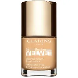 CLARINS Skin Illusion Velvet - Fond de Teint Mat Naturel & Hydratation 105N Nude 30ml