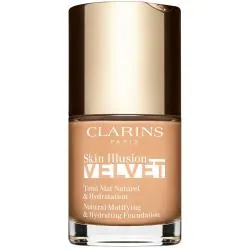 CLARINS Skin Illusion Velvet - Fond de Teint Mat Naturel & Hydratation 107C Beige 30ml