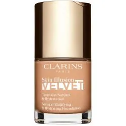 CLARINS Skin Illusion Velvet - Fond de Teint Mat Naturel & Hydratation 109C Wheat 30ml