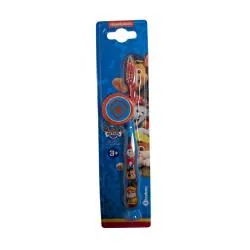 TINOKOU Brosse à dent ergonomique avec capuchon pat'patrouille