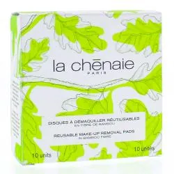 LA CHENAIE Disques à démaquiller réutilisables x10
